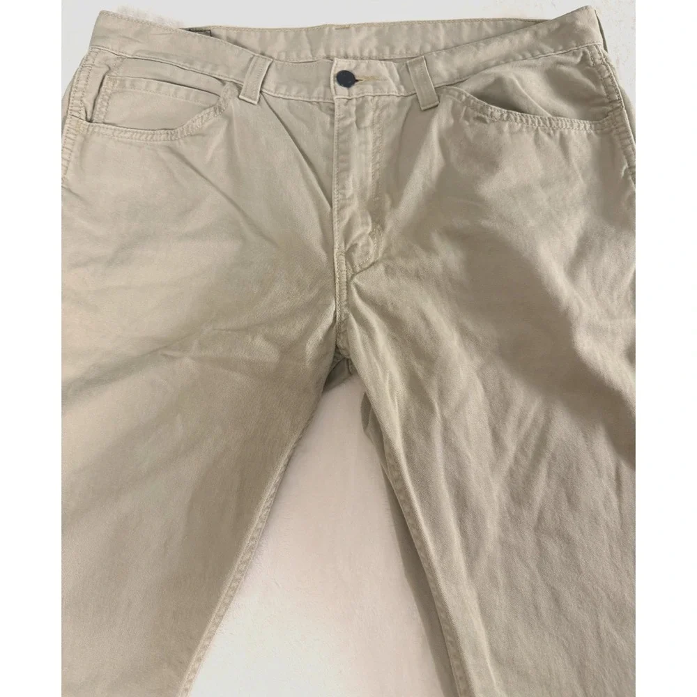 Levi's 511 Slim Fit Khaki Jeans Pants Men 36x30 Beige Stretch